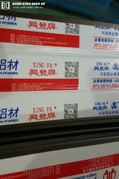 Cửa nhôm Xingfa Tem Đỏ
